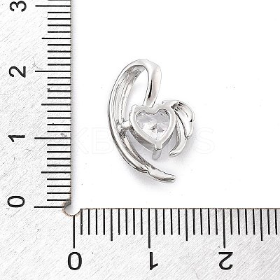 Brass Micro Pave Cubic Zirconia Pendants LS-KK-D283-07P-1
