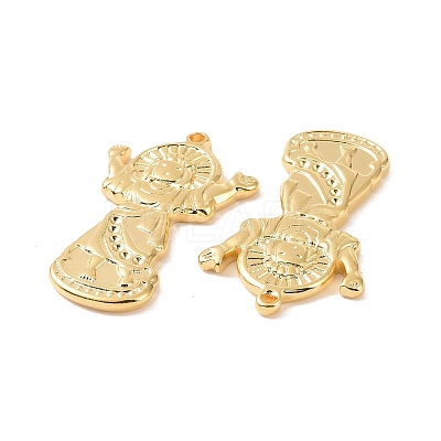 Ion Plating(IP) 304 Stainless Steel Pendants STAS-F293-03G-1