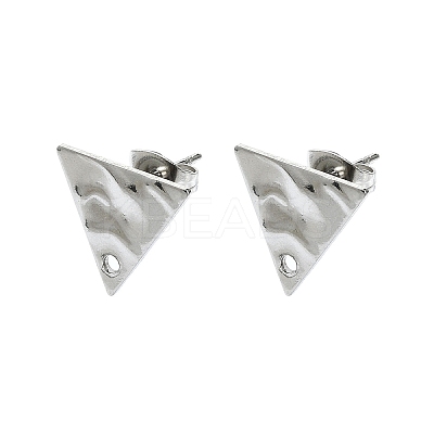 Non-Tarnish 304 Stainless Steel Stud Earring Findings STAS-L024-003P-02-1