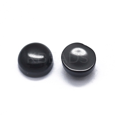 Natural Obsidian Cabochons G-O175-23-12-1