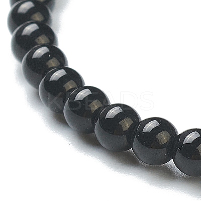 Glass Beaded Stretch Bracelets BJEW-D446-A-21-1