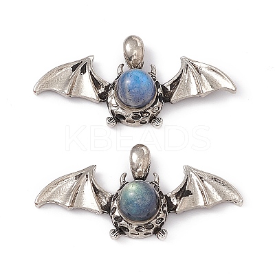 Natural Labradorite Pendants KK-A173-10AS-1