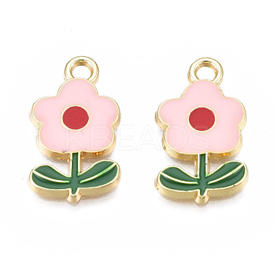 Eco-Friendly Zinc Alloy  Pendants ENAM-R051-12-03G-NR-1