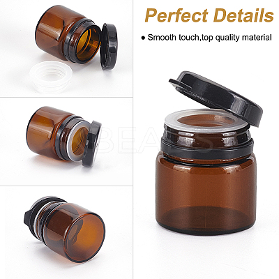 Glass Portable Cream Jar LS-MRMJ-WH0064-48A-1