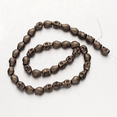 Electroplate Non-magnetic Synthetic Hematite Bead Strands G-F300-60-F06-1