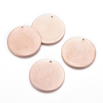 Ion Plating(IP) 304 Stainless Steel Pendants EJEW-L238-01B-RG-1