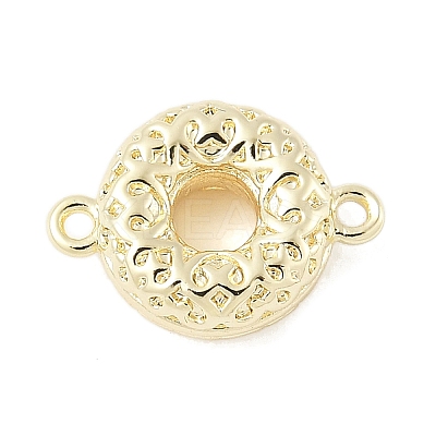 Brass Textured Connector Charms LS-KK-M326-12G-1