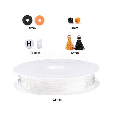 3 Colors 1155Pcs DIY Halloween Theme Stretch Bracelets Making Kits DIY-LS0001-22A-1