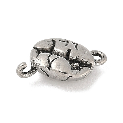 304 Stainless Steel Internal Organs Connector Charms STAS-S183-14AS-1