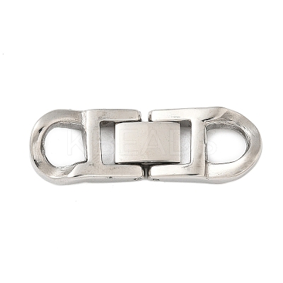 304 Stainless Steel Fold Over Clasps STAS-S185-14P-A-1