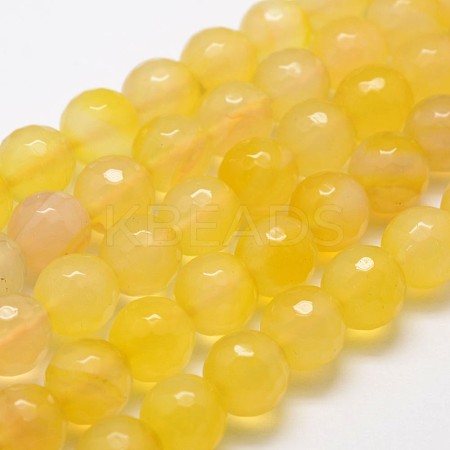 Natural Agate Bead Strands X-G-G882-12mm-A04-1