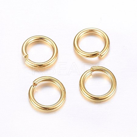 304 Stainless Steel Open Jump Rings LS-STAS-O098-02G-05-1
