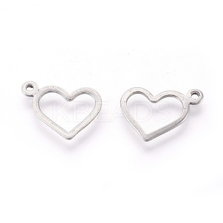 Tarnish Resistant 304 Stainless Steel Open Charms LS-X-STAS-F187-03P-1