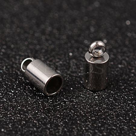 Tarnish Resistant 304 Stainless Steel Cord Ends LS-STAS-M250-04-1