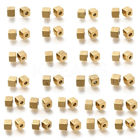 26Pcs Ion Plating(IP) 304 Stainless Steel Beads STAS-F308-01G-1