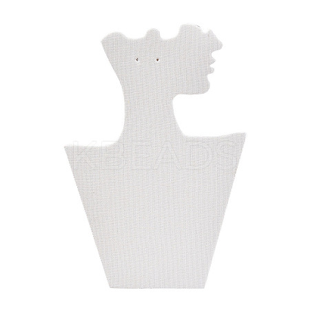 Cardboard Covered with Velvet Necklace & Earring Display Stands LS-ODIS-Q041-04A-02-1