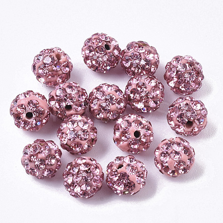 Pave Disco Ball Beads RB-T017-02-02-1