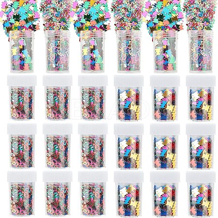 PVC Nail Art Glitter Sequins MRMJ-NB0001-08-1