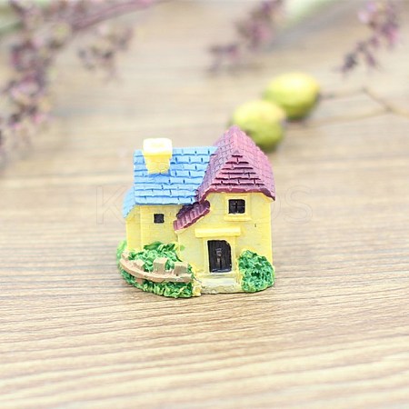 Resin Villa House Figurines Display Decorations WG62779-03-1