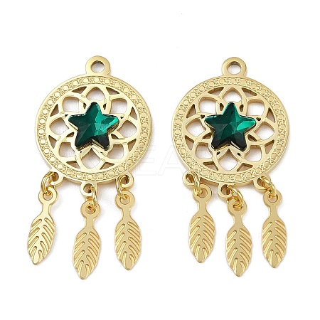304 Stainless Steel Pendants STAS-L290-03G-1