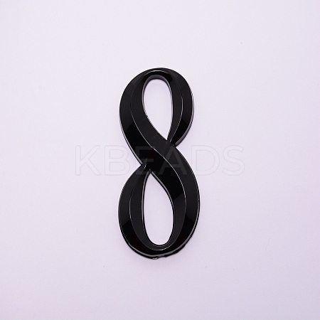 Plastic & PVC Number Sign Labels KY-WH0023-A08-03-1