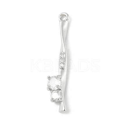 Brass Micro Pave Cubic Zirconia Pendants LS-KK-M326-13A-P-1