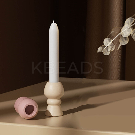 Marble Pillar Shaped DIY Silicone Candlesticks Molds LS-SIMO-G010-07-1