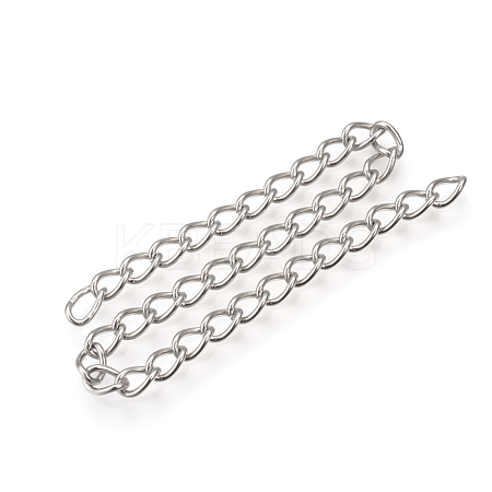 304 Stainless Steel Curb Chains CHS-Q001-23-1