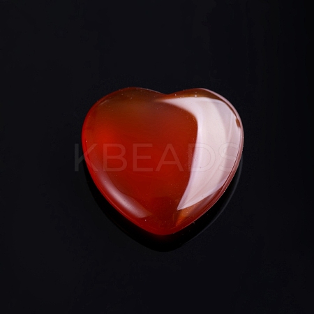 Natural Carnelian Love Heart Stone LS-PW-WG32553-12-1
