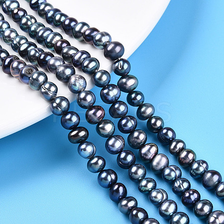 Natural Cultured Freshwater Pearl Beads Strands PEAR-N013-05C-02-1