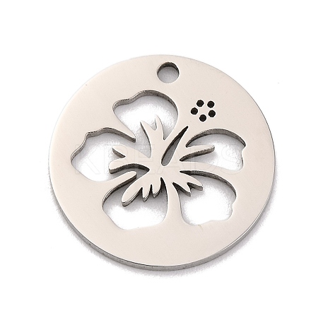 Non-Tarnish 201 Stainless Steel Charms STAS-U016-02P-1