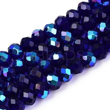 Electroplate Glass Beads Strands LS-EGLA-A044-T6mm-L06-1