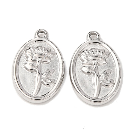 304 Stainless Steel Pendants STAS-I358-12P-01-1