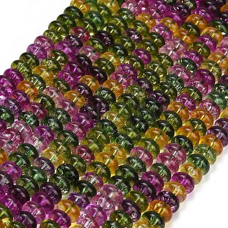 Dyed Imitation Gemstone Glass Beads Strands GL-Z001-03A-04-1