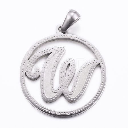 Non-Tarnish 304 Stainless Steel Pendants STAS-K162-076P-1