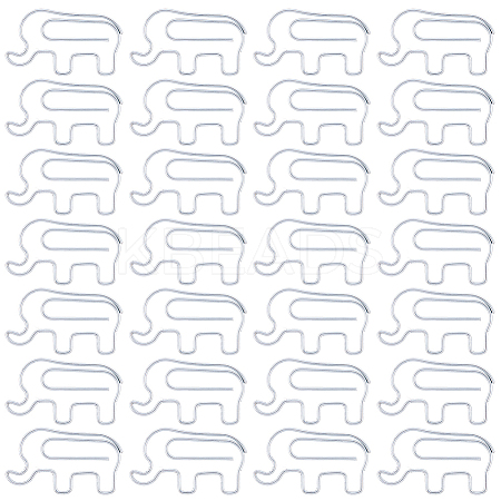 80Pcs Iron Paper Clip FIND-SP0004-77-1