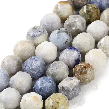 Natural Sodalite Beads Strands G-NH0021-A25-02-1