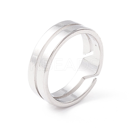 Non-Tarnish 304 Stainless Steel Finger Ring LS-RJEW-Z013-01P-1