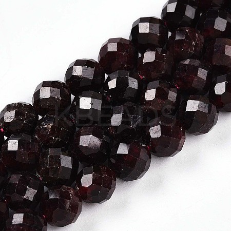 Natural Garnet Beads Strands G-S345-8mm-37-1