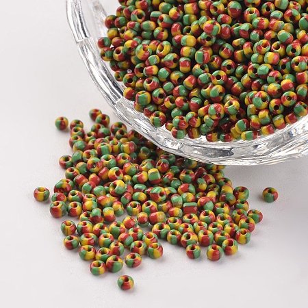 12/0 Opaque Colours Seep Glass Beads LS-SEED-M008-C31-1