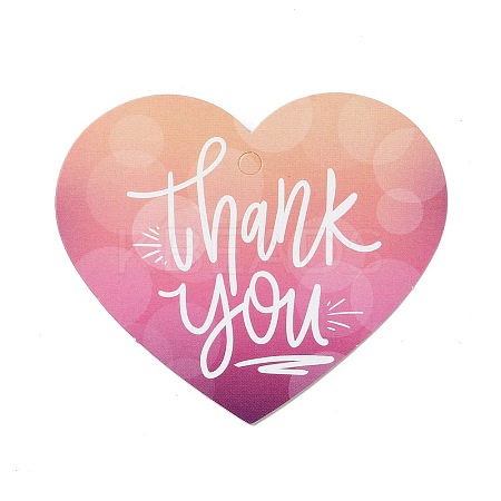 Coated Paper Thank You Greeting Card DIY-C070-01A-1