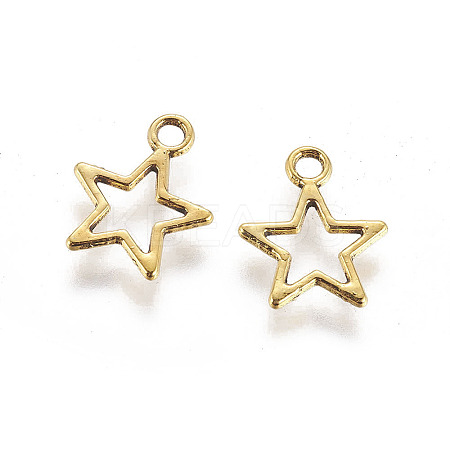 Tibetan Style Alloy Charms X-GLF10651Y-NF-1