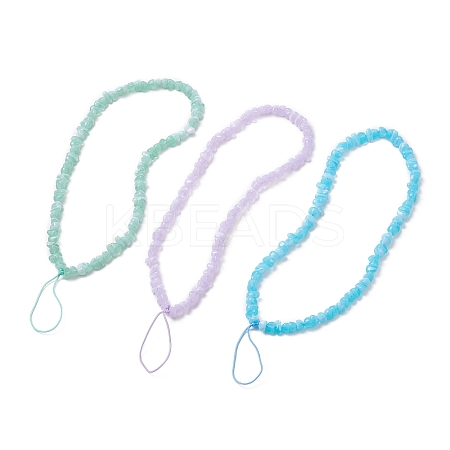 Acrylic Beaded Mobile Straps HJEW-JM01032-1