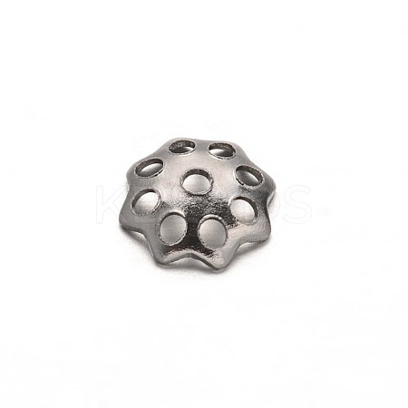 Tarnish Resistant Multi-Petal Flower 304 Stainless Steel Bead Caps LS-STAS-E103-12A-1