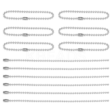 201 Stainless Steel Hanging Tag Chains STAS-N119-02B-P-1