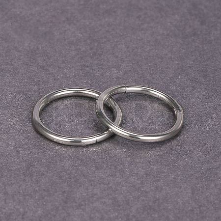 316L Surgical Stainless Steel Hoop Cartilage Earrings WGB51CA-36-1