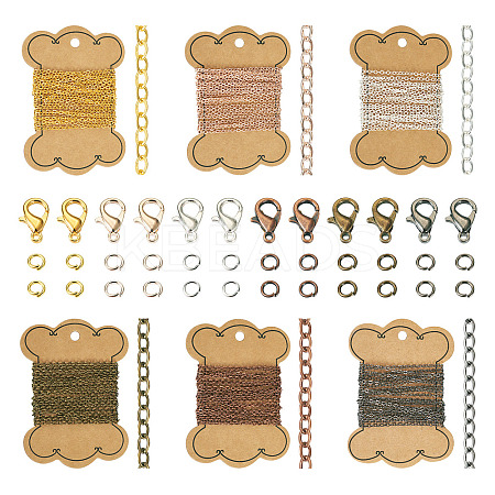DIY Chain Bracelet Necklace Making Kit DIY-TA0006-53-1