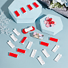   120Pcs Plastic Brooch Findings FIND-PH0018-41B-5