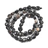 Natural Black Tourmaline Beads Strands G-C179-A23-03-3