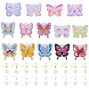 DIY Butterfly Dangle Earring Making Kit DIY-TA0006-34-1